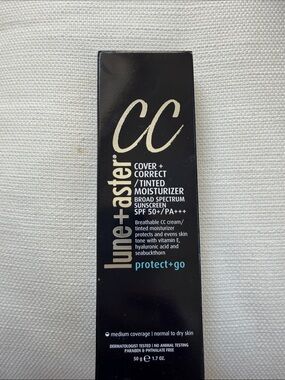 CC Cover + Correct Tinted Moisturizer SPF 50+ — new in box